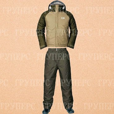 Костюм утеплённый непромокаемый дышащий DAIWA Rainmax Winter Suit Olive XXXL DW-3503