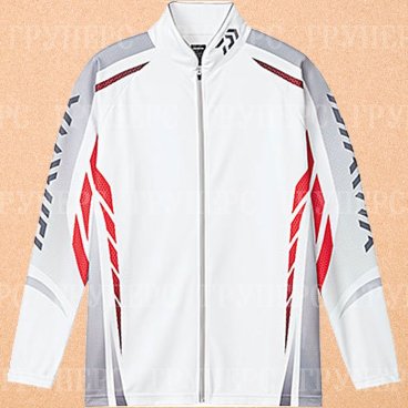Рыболовная рубашка DAIWA Polo long sleeve Wicksensor DE-7504 White XL