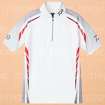 Рыболовная рубашка DAIWA Polo long sleeve Wicksensor DE-7604 White L