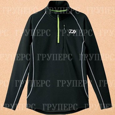 Куртка Daiwa Breathmagic Half-Zip Jacket Blk/Lime XXL DE-6603