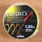 Монолеска DAIWA GINRO TRIPLE GANMA 1.35-100  (зелёно-жёлтая) 0741