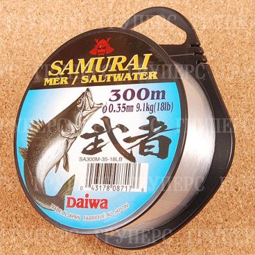 Монолеска DAIWA Samurai SA-300M 18lb 0,35 мм ( 300м )