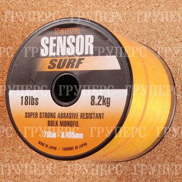 Монолеска DAIWA Sensor Surf (orange) - 18 Lb (0.405мм) - 755м