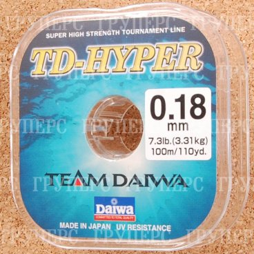 Монолеска DAIWA TD Hyper Tournament 0.18мм) - 100м