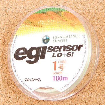 Плетеная леска DAIWA EGI Sensor LD + SI 1-180P 6,5kg ( 180м )